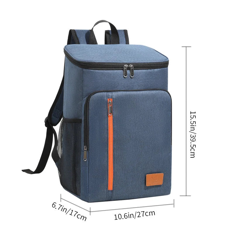 Insulated Cooler Backpack- Stylish Portable Fresh-keeping