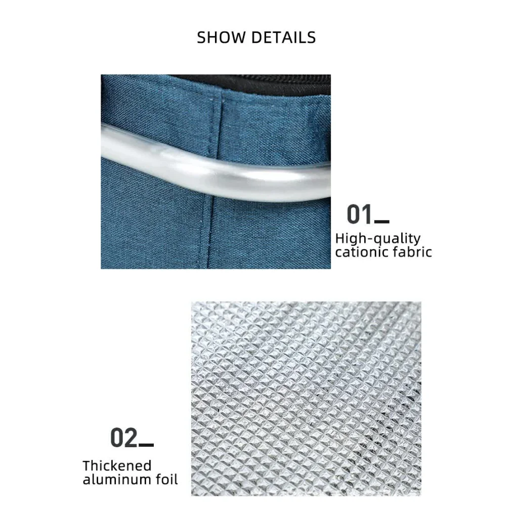 Insulated Picnic Basket with Aluminum Frame - Portable