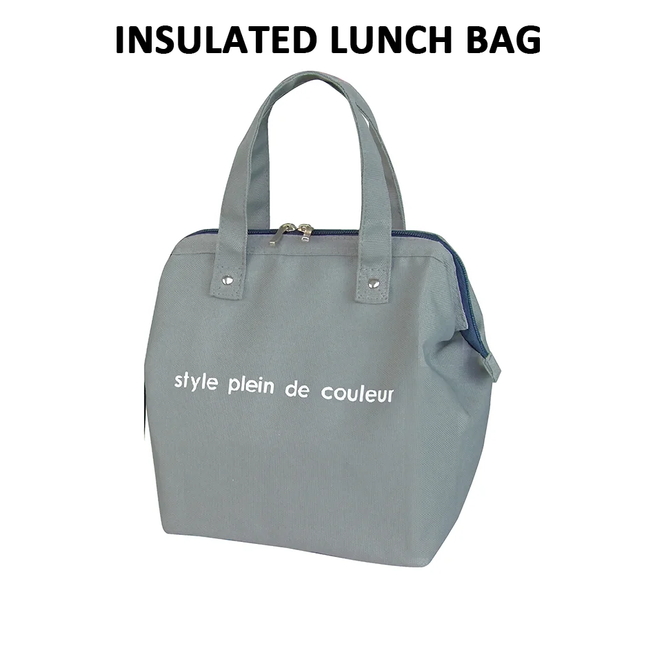 Insulated Thermal Cooler Lunch Bag Portable Picnic Storage