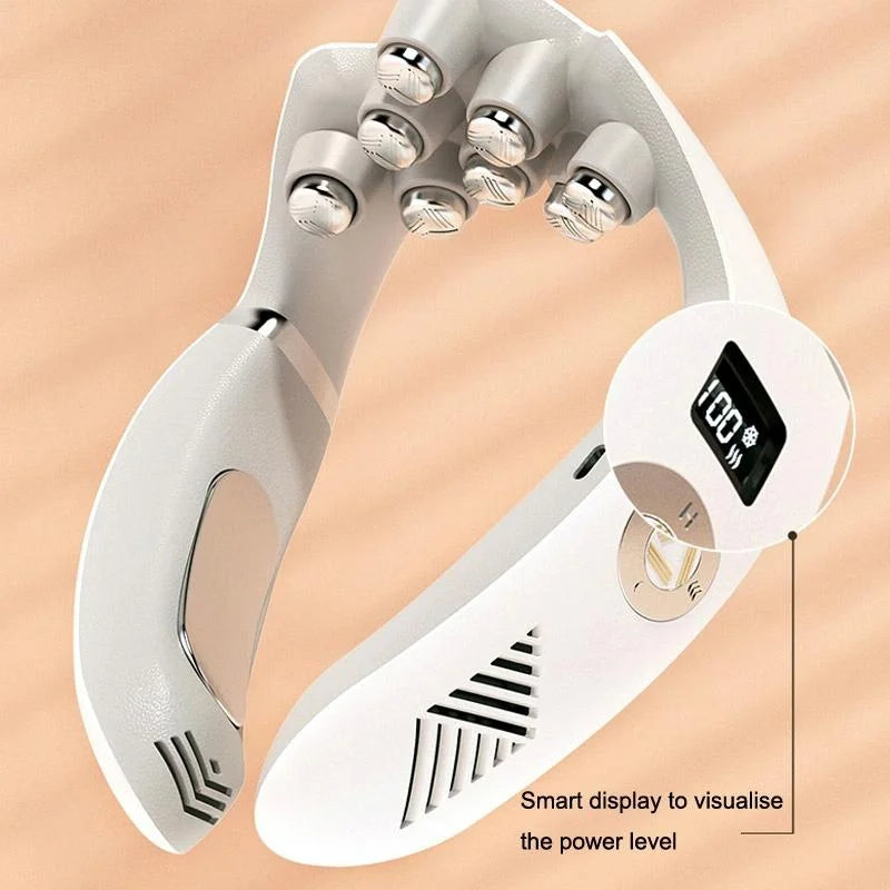 Intelligent Pulse Peck Massager Household Electric White