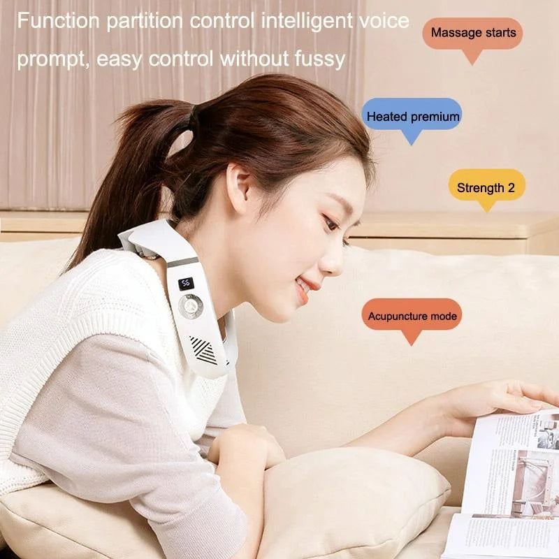 Intelligent Pulse Peck Massager Household Electric White