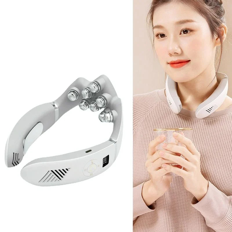 Intelligent Pulse Peck Massager Household Electric White