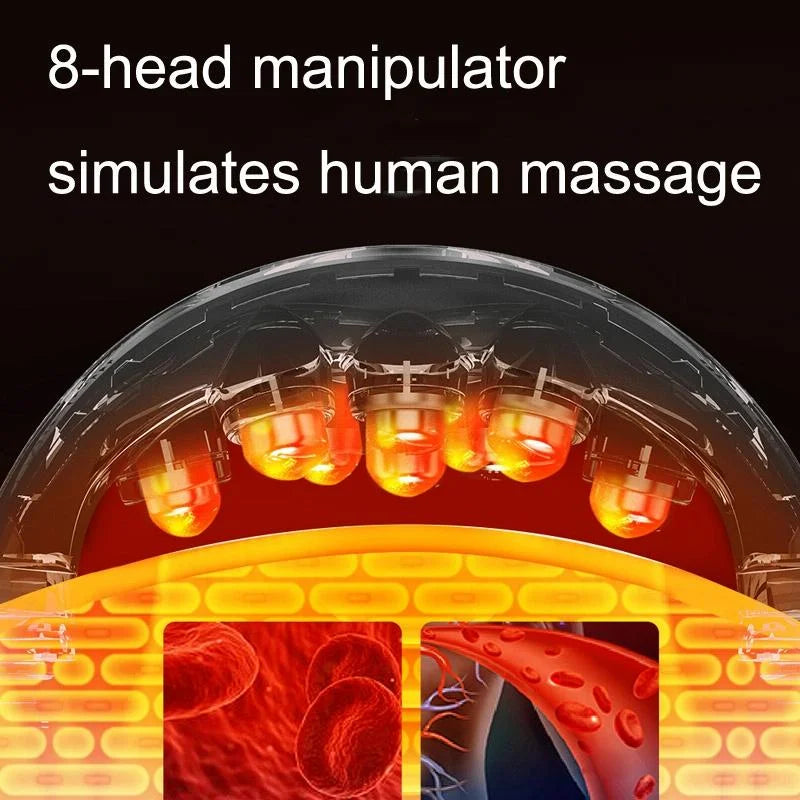 Intelligent Pulse Peck Massager Household Electric White