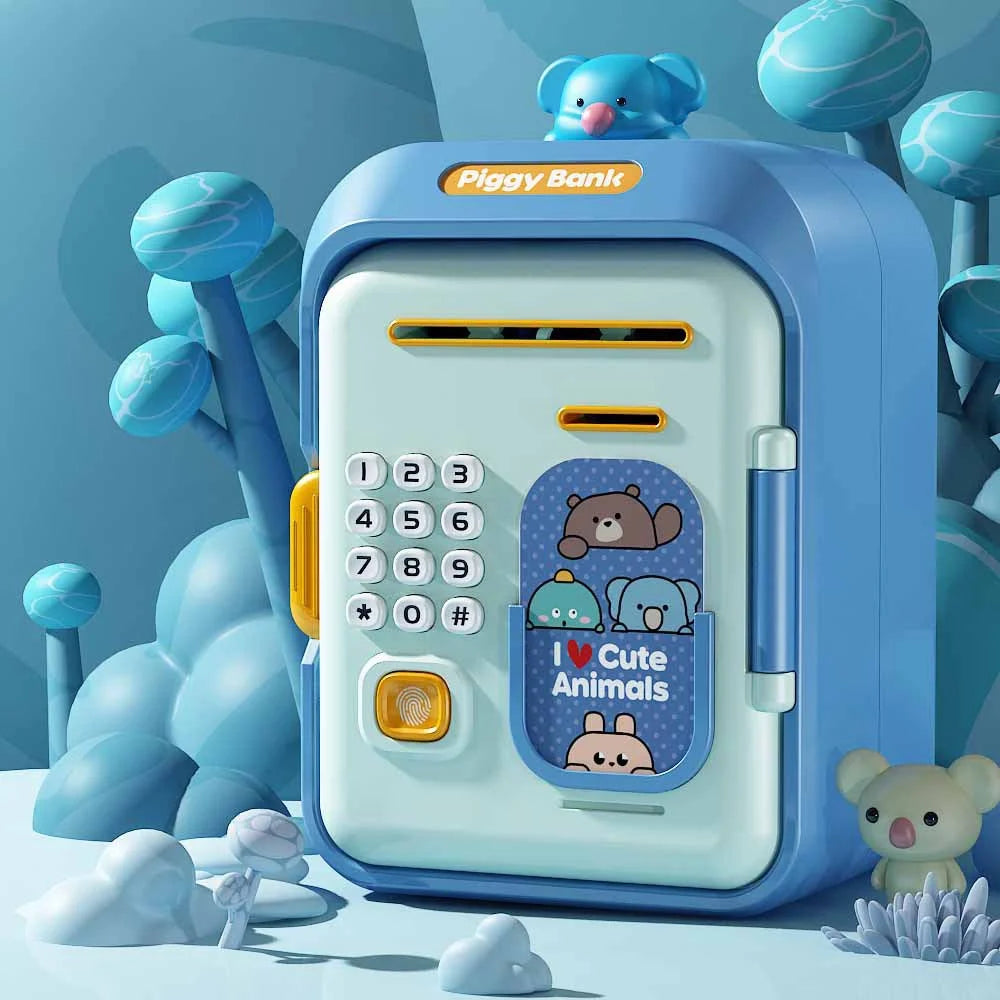 Interactive Kids’ Piggy Bank Safe with Music Stories &