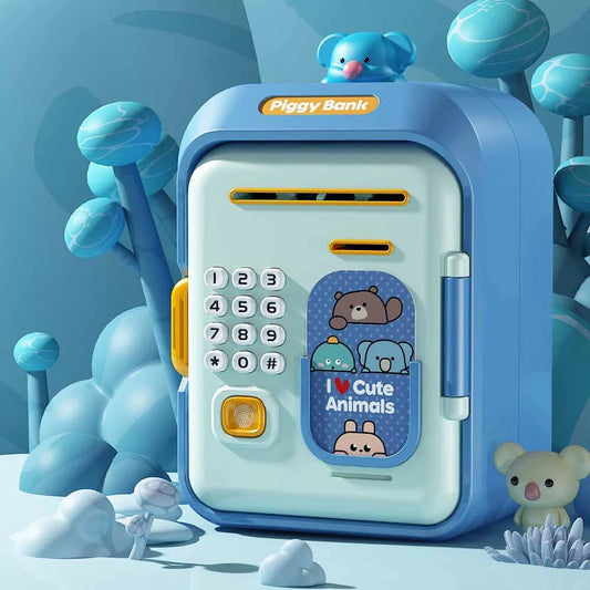 Interactive Kids’ Piggy Bank Safe with Music Stories &