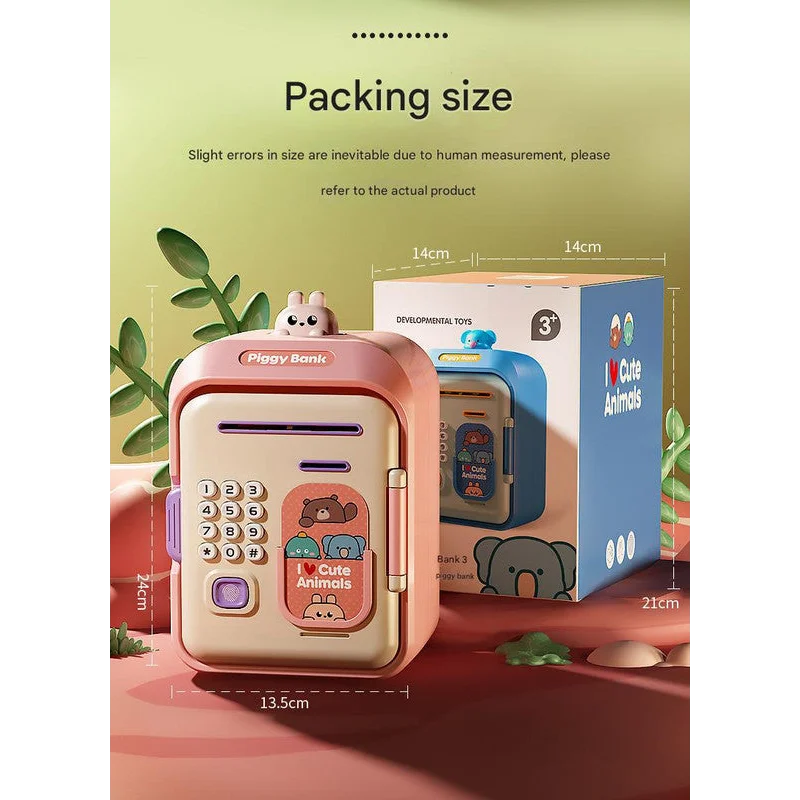 Interactive Kids’ Piggy Bank Safe with Music Stories &