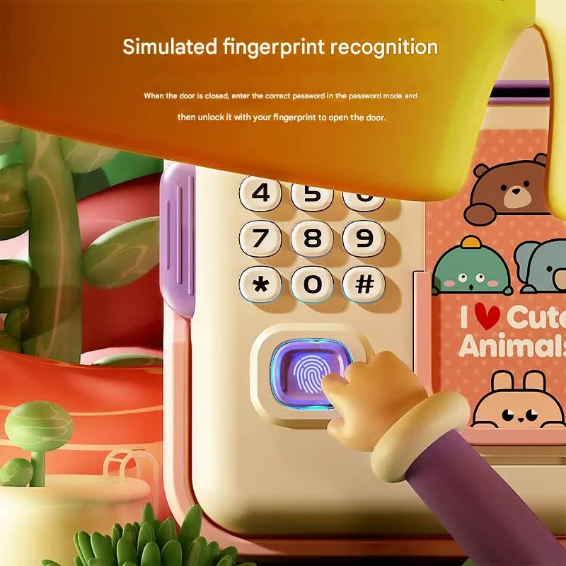 Interactive Kids’ Piggy Bank Safe with Music Stories &