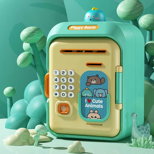 Interactive Kids’ Piggy Bank Safe with Music Stories &