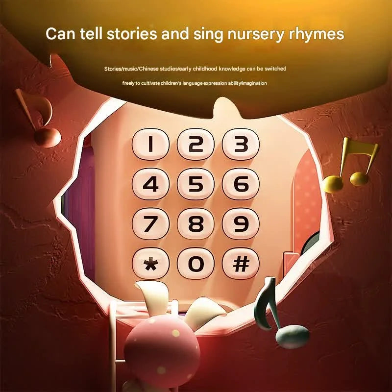 Interactive Kids’ Piggy Bank Safe with Music Stories &