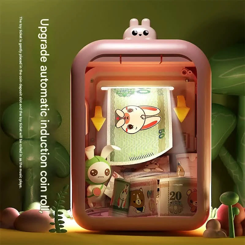 Interactive Kids’ Piggy Bank Safe with Music Stories &