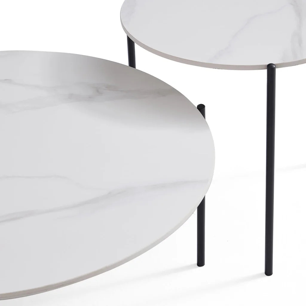 Interior Ave - Bianco Nested Coffee Table Set - White