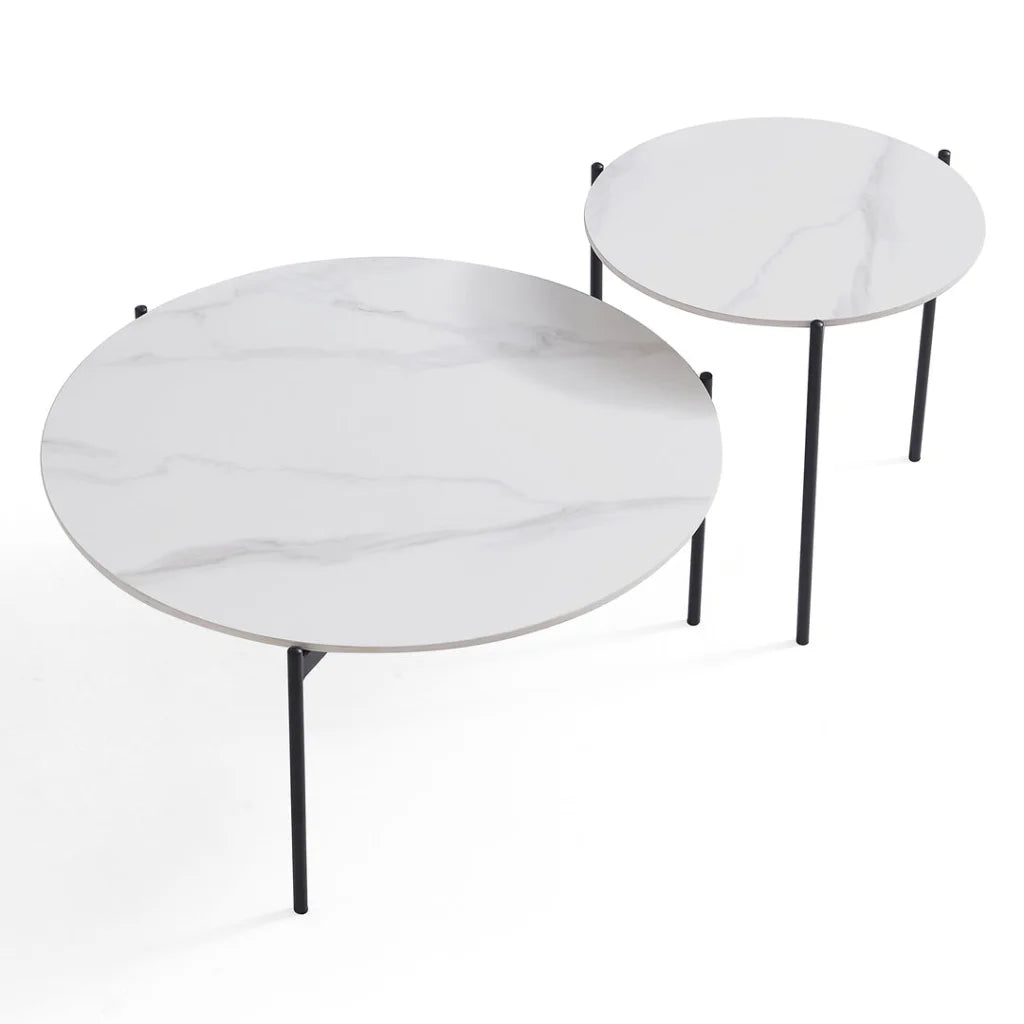 Interior Ave - Bianco Nested Coffee Table Set - White