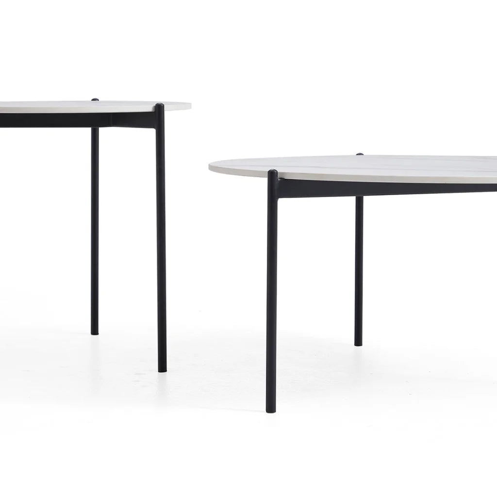 Interior Ave - Bianco Nested Coffee Table Set - White