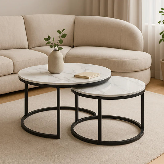 Interior Ave - Executive Stone Nested Coffee Table Set