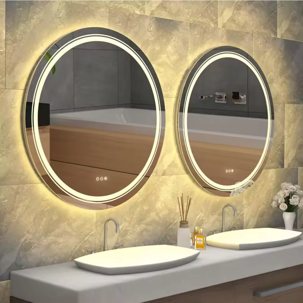 Interior Ave - LED Round Frameless Salon / Bathroom Wall