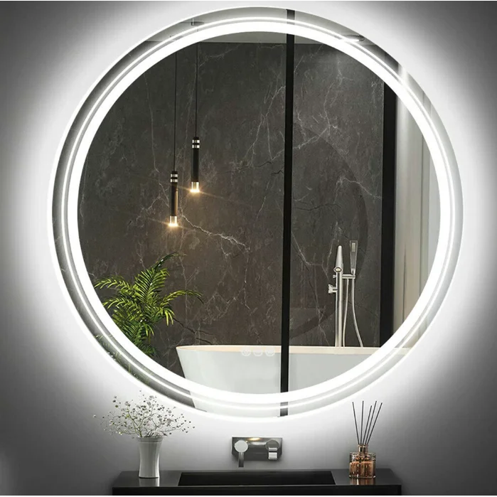 Interior Ave - LED Round Frameless Salon / Bathroom Wall