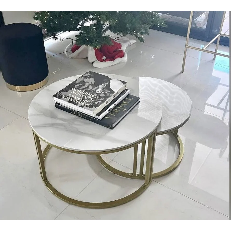 Interior Ave - Premier Nested Coffee Table Set - White