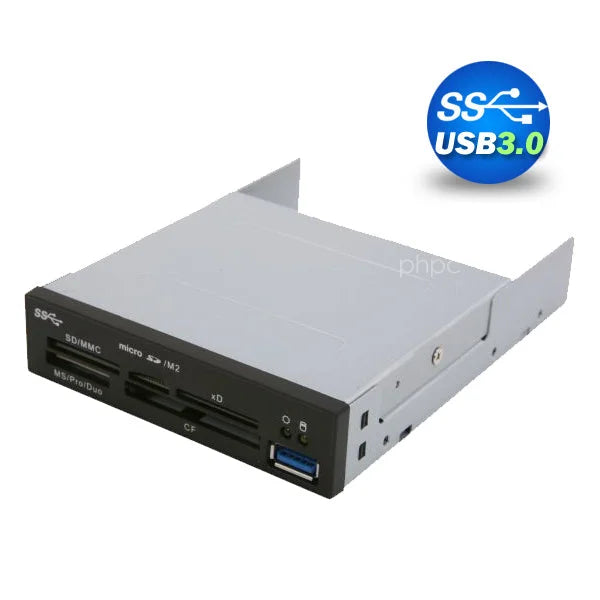 Internal Card Reader 3.5’’ USB 3.0 All-in-One with Front
