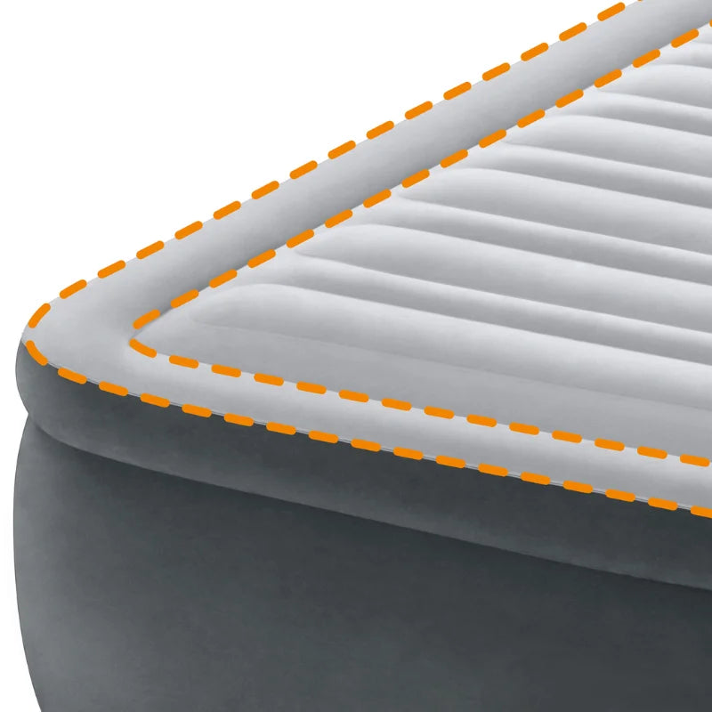 Intex Double (Full) Deluxe Airbed 33cm 67768 - Outdoor
