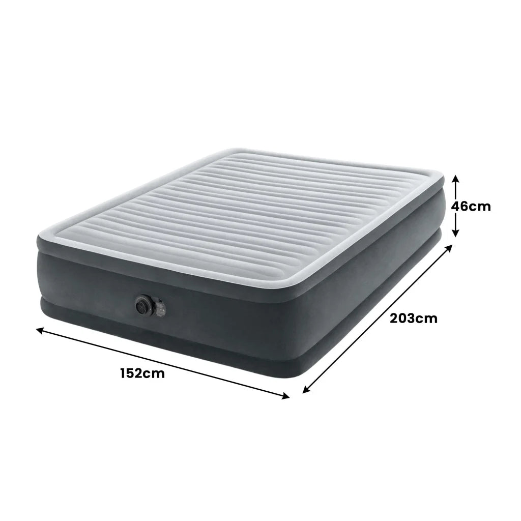 Intex Dura-Beam Deluxe Queen Comfort-Plush Elevated Air