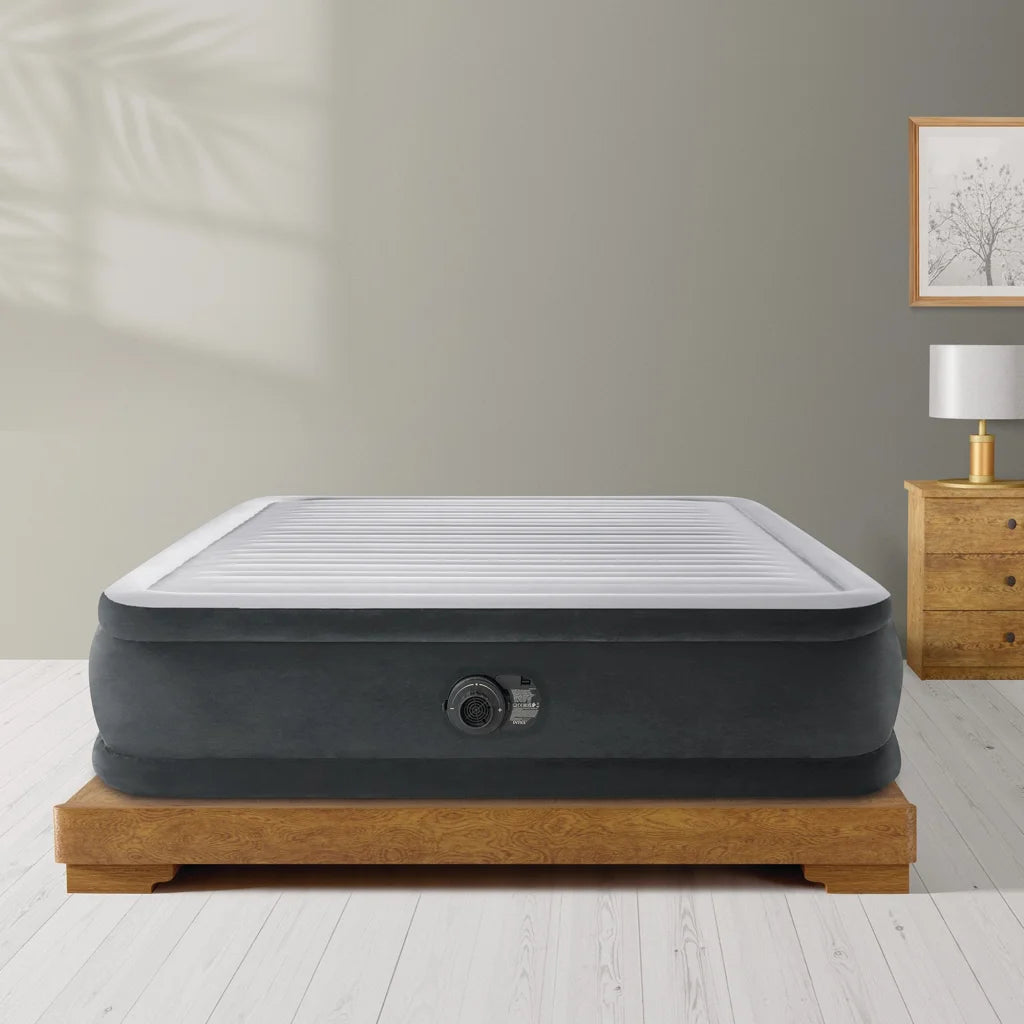 Intex Dura-Beam Deluxe Queen Comfort-Plush Elevated Air
