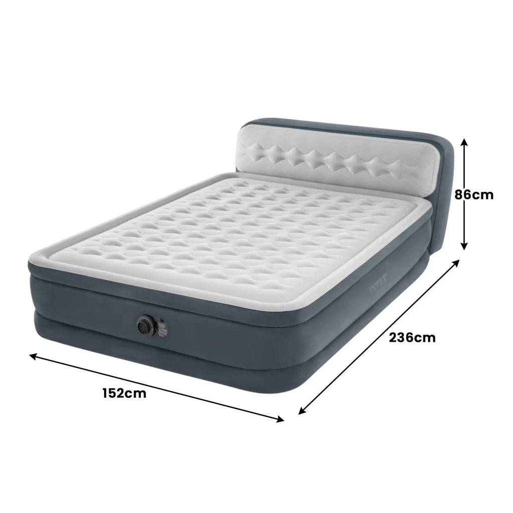 Intex Dura-beam Deluxe Ultra Plush Headboard Air Mattress