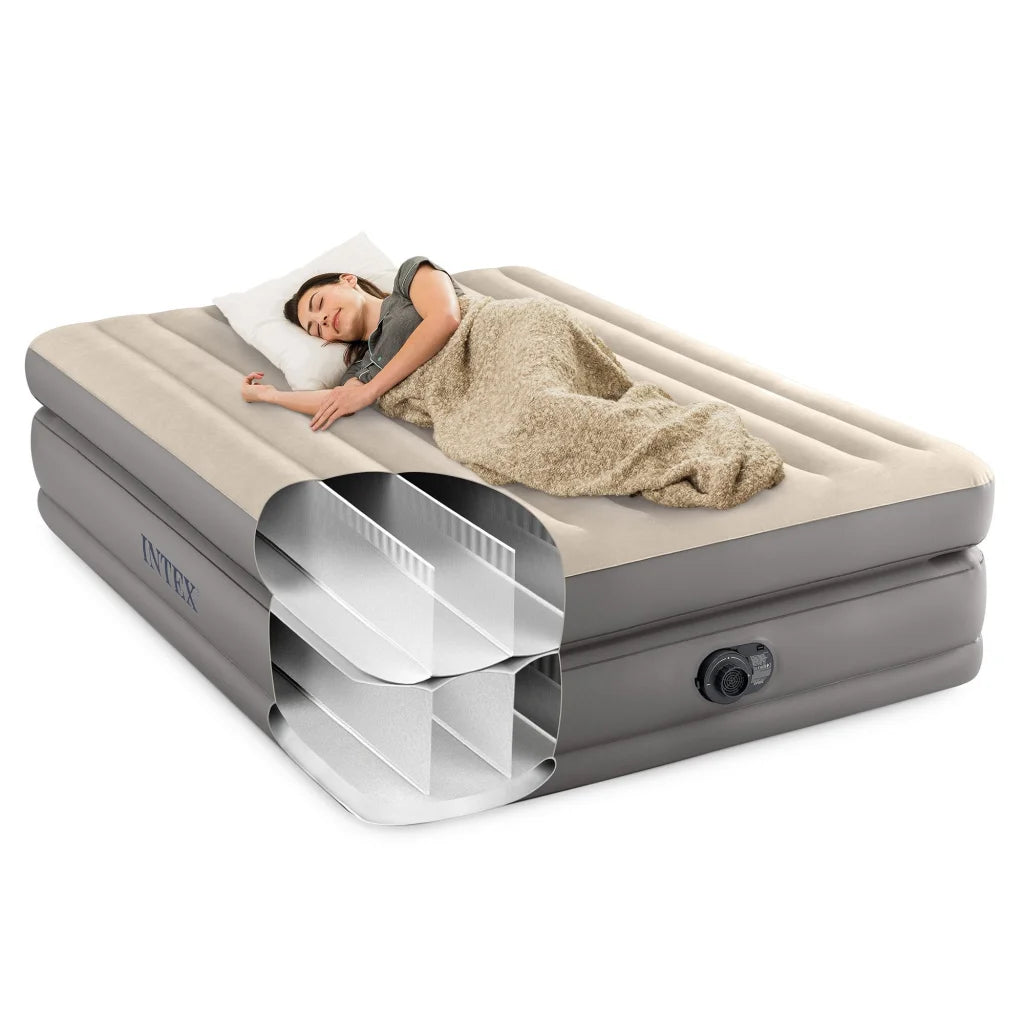 Intex Dura-Beam Plus Queen Prime Comfort Elevated Air
