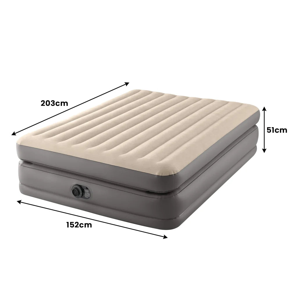 Intex Dura-Beam Plus Queen Prime Comfort Elevated Air