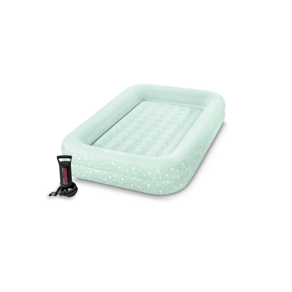Intex Kidz Inflatable Travel Bed set with Hand Pump
