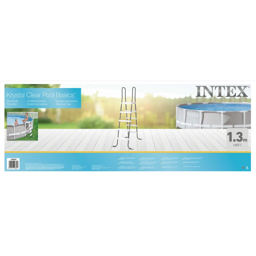 Intex Pool Ladder 52 Inch 132cm Above Ground Pools - Home &