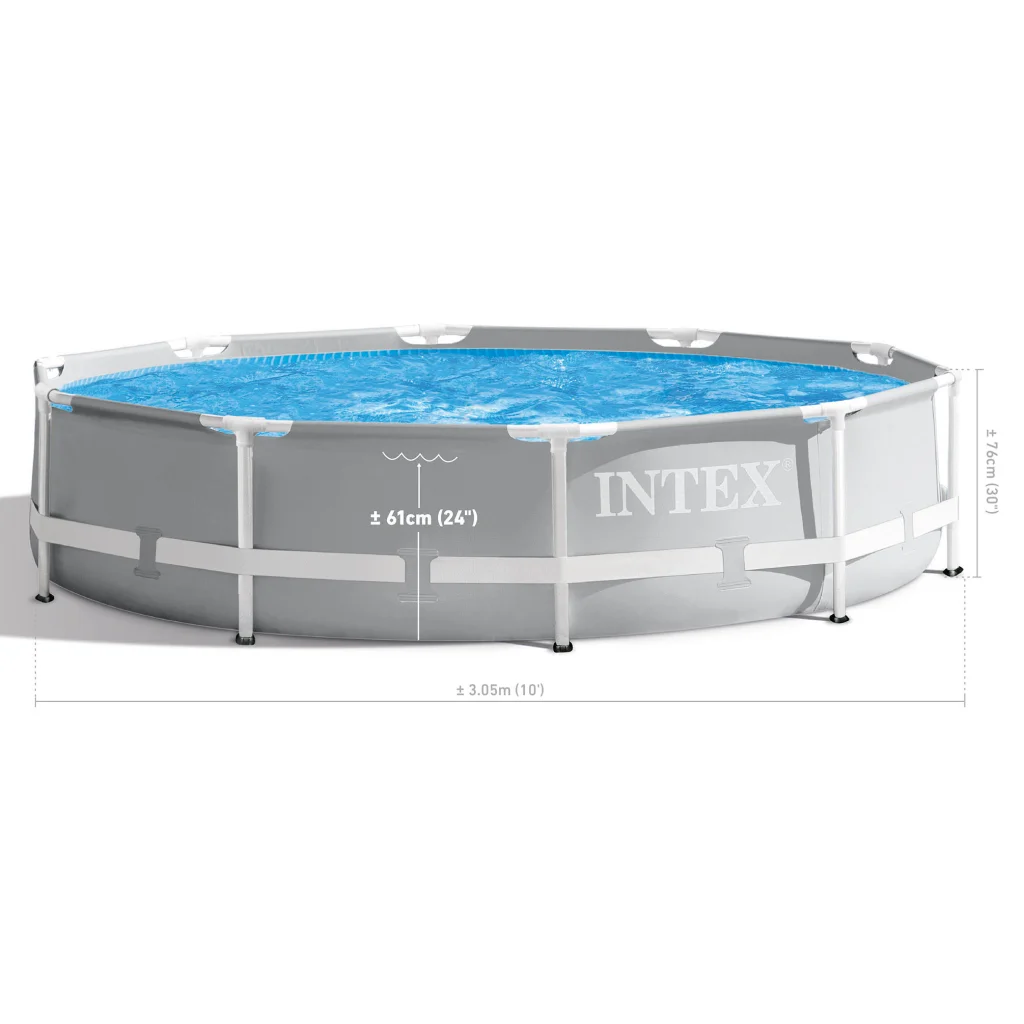 Intex PRISM 10’ Metal Frame Above Ground Pool - 305cm x