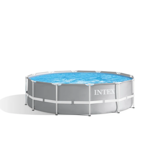 Intex PRISM Premium 12’ Metal Frame Pool Outdoor Above