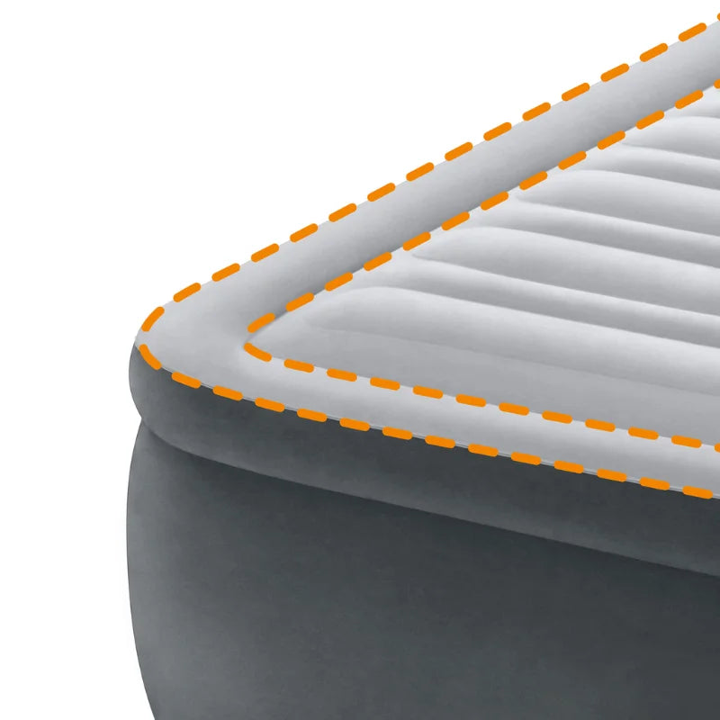 Intex Queen Deluxe Headboard Airbed 64448 - Outdoor