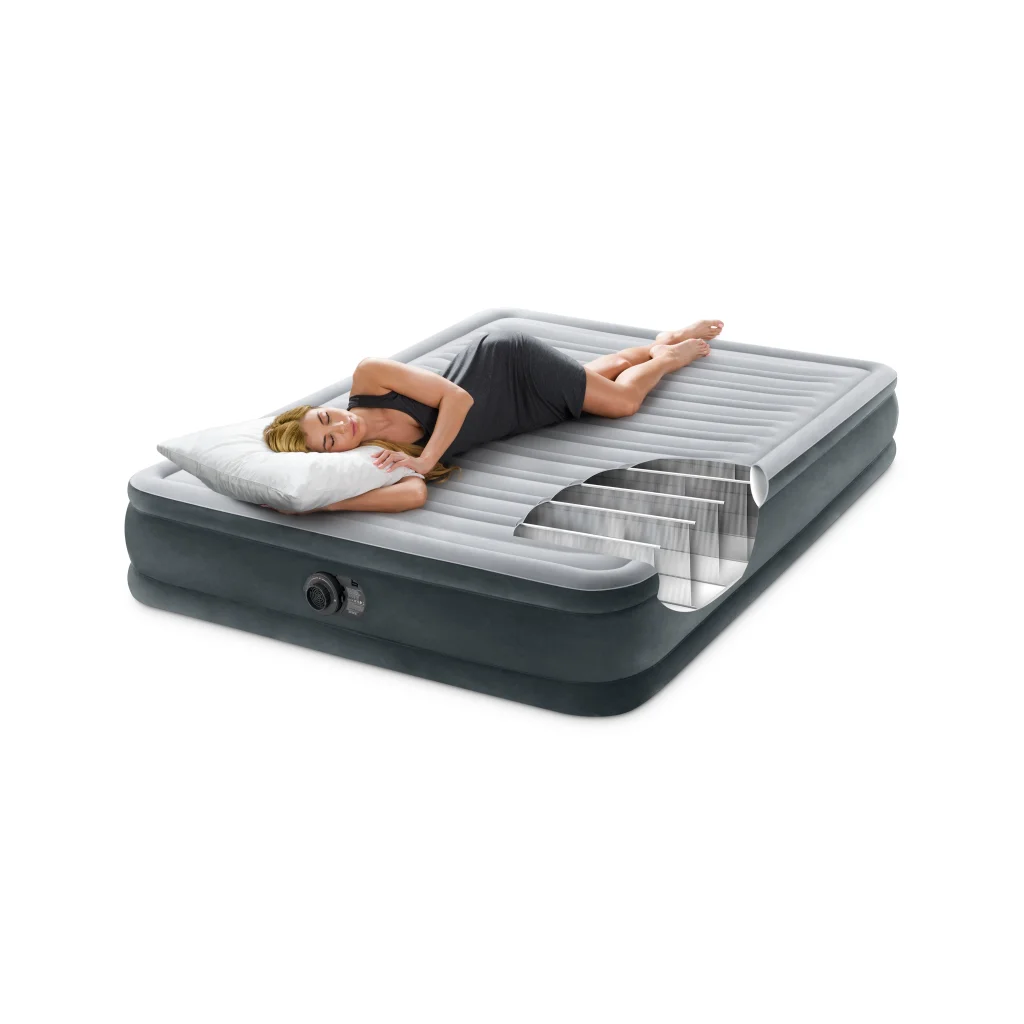 Intex Queen Deluxe Mid Rise Airbed 33cm 67770 - Outdoor