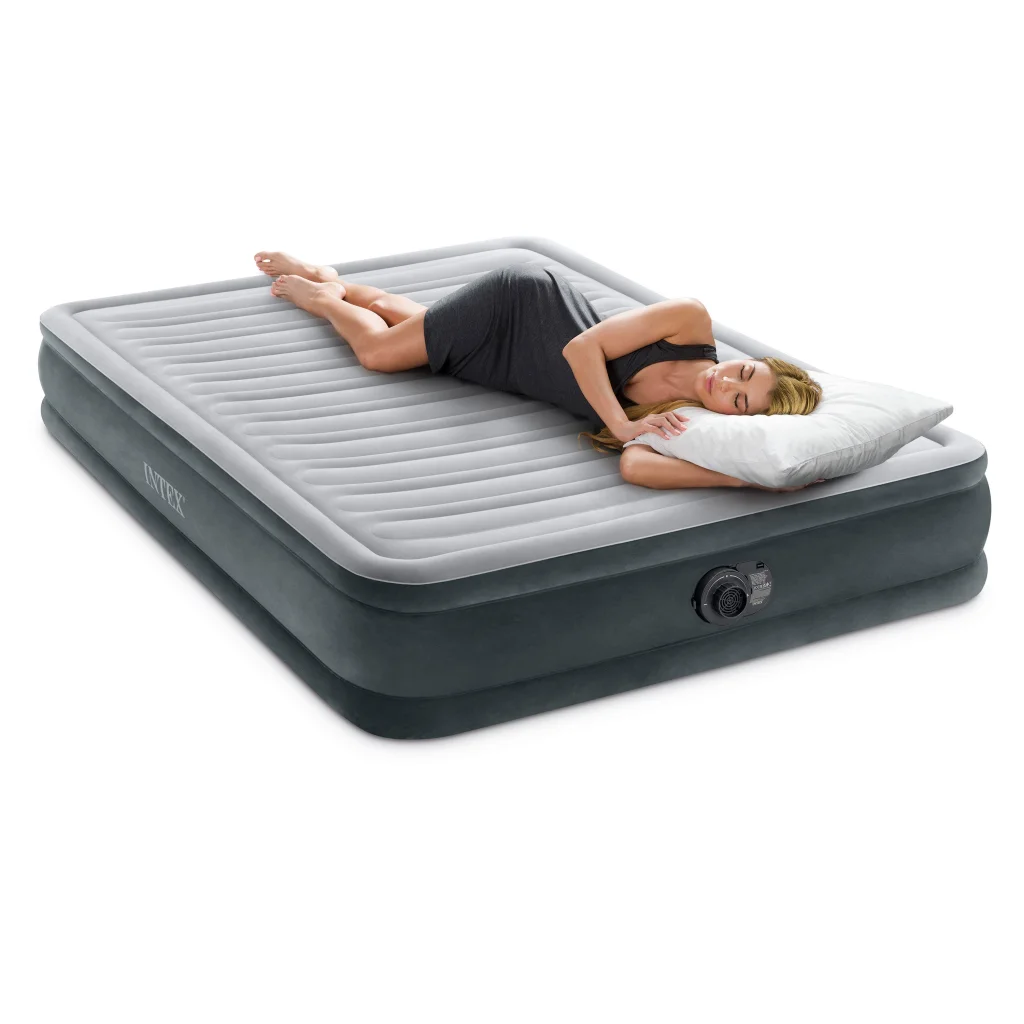Intex Queen Deluxe Mid Rise Airbed 33cm 67770 - Outdoor