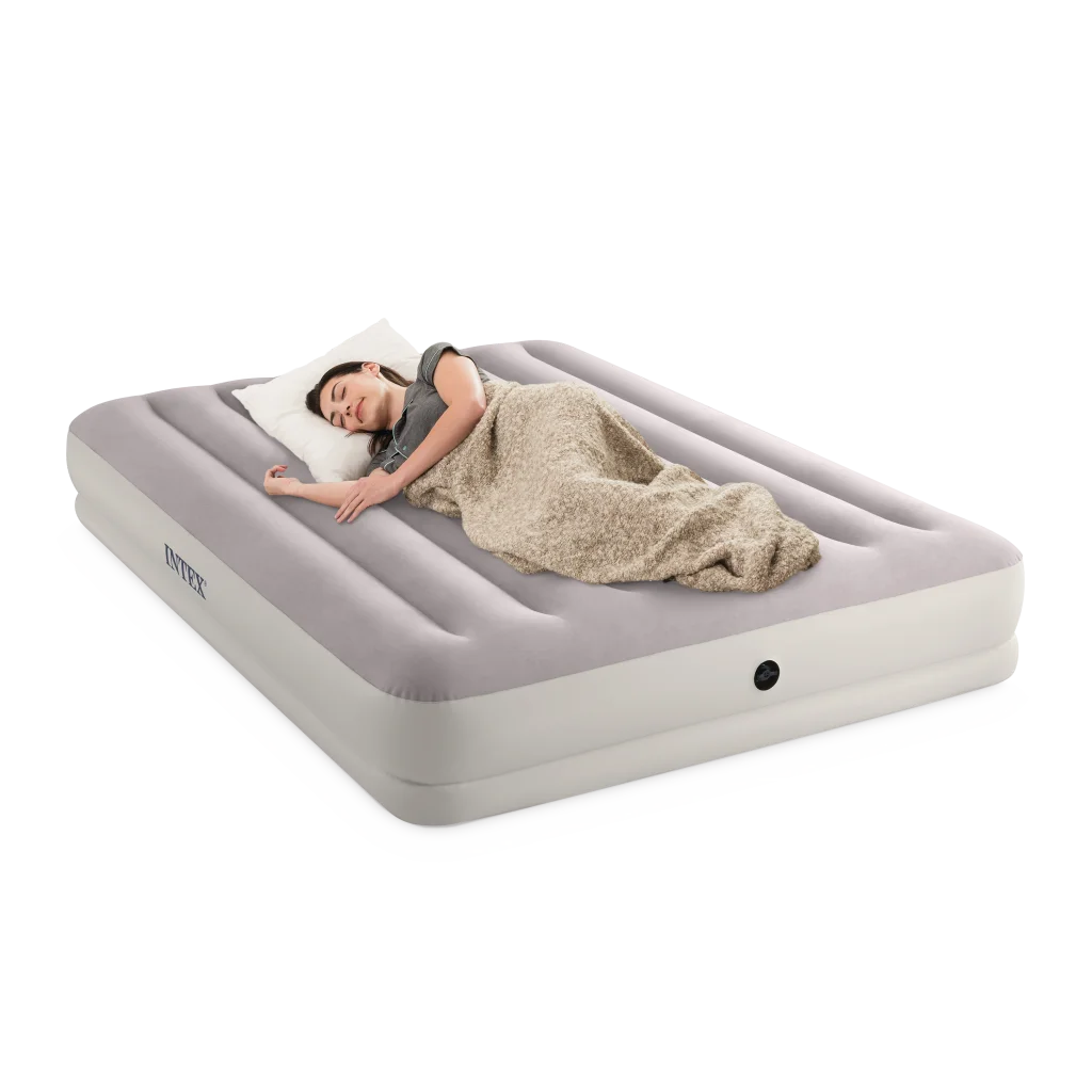 Intex Queen Dura-Beam Prestige Mid-Rise Airbed w/ USB150