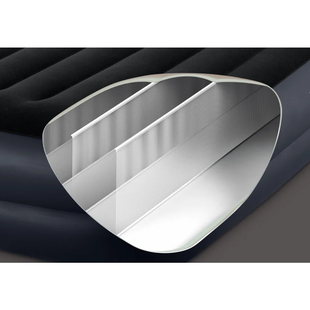 Intex Queen Pillow Rest Airbed with 240v pump 64124