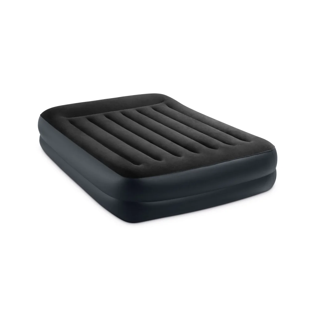 Intex Queen Pillow Rest Airbed with 240v pump 64124