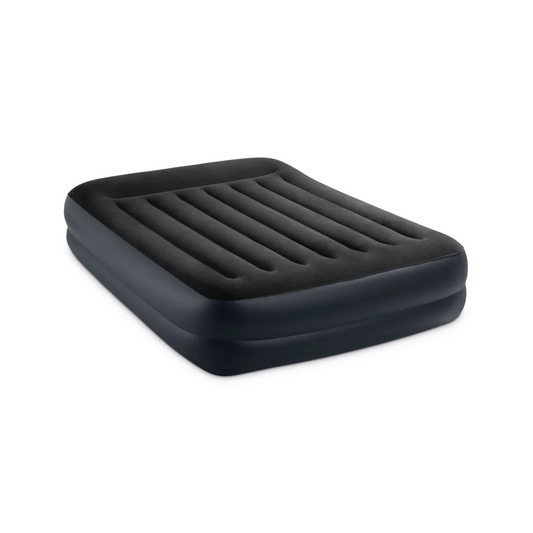 Intex Queen Pillow Rest Airbed with 240v pump 64124