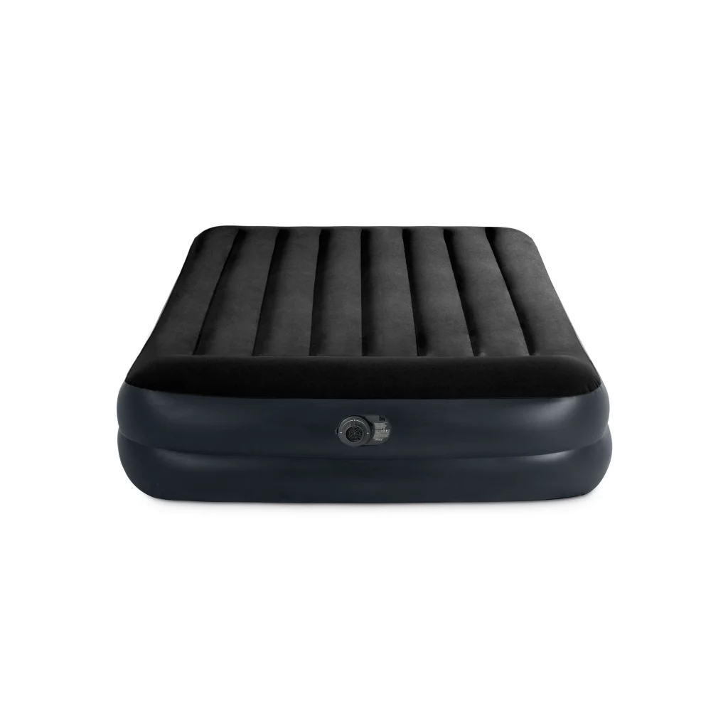 Intex Queen Pillow Rest Airbed with 240v pump 64124
