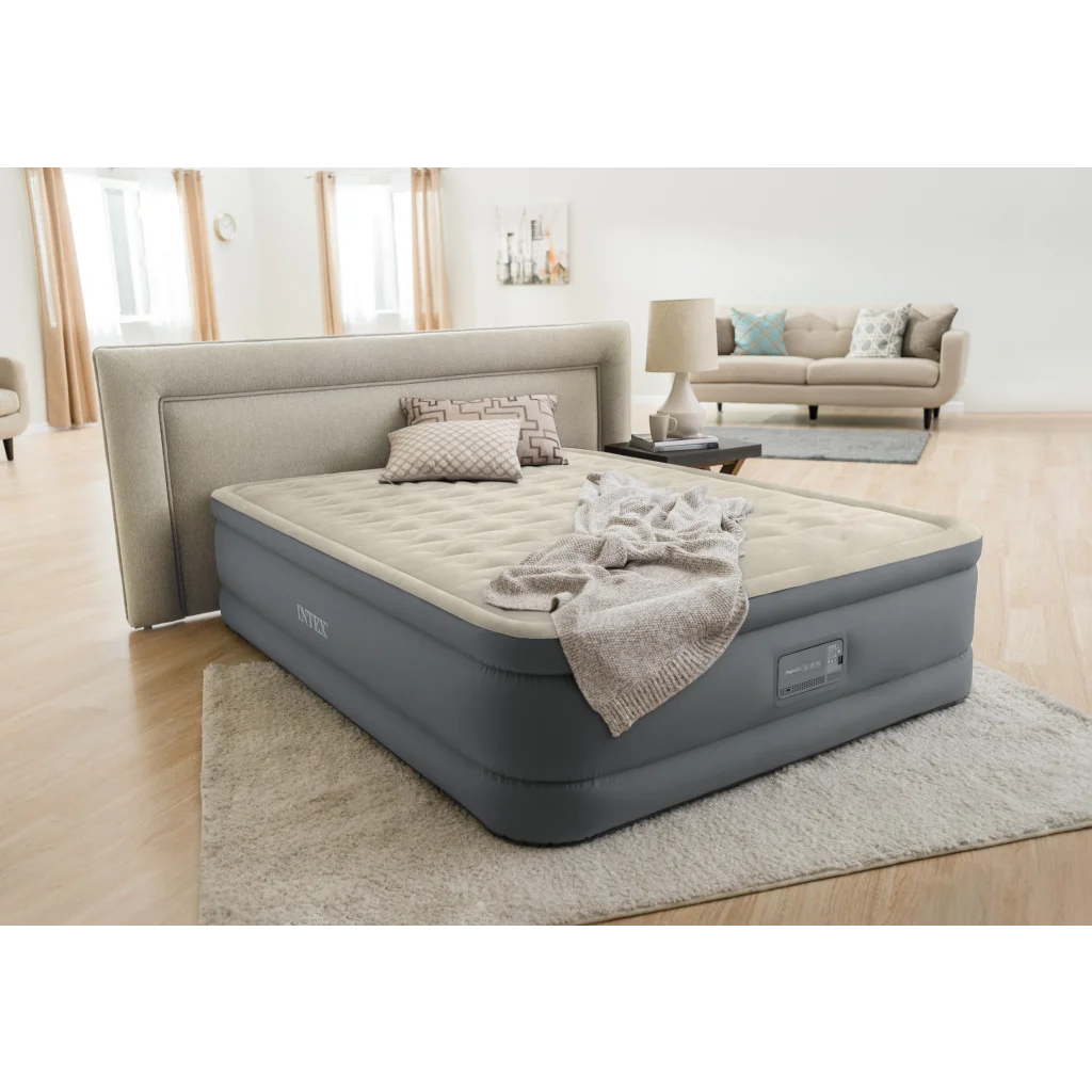 Intex Queen PremAire II Airbed 46cm 64926 - Outdoor