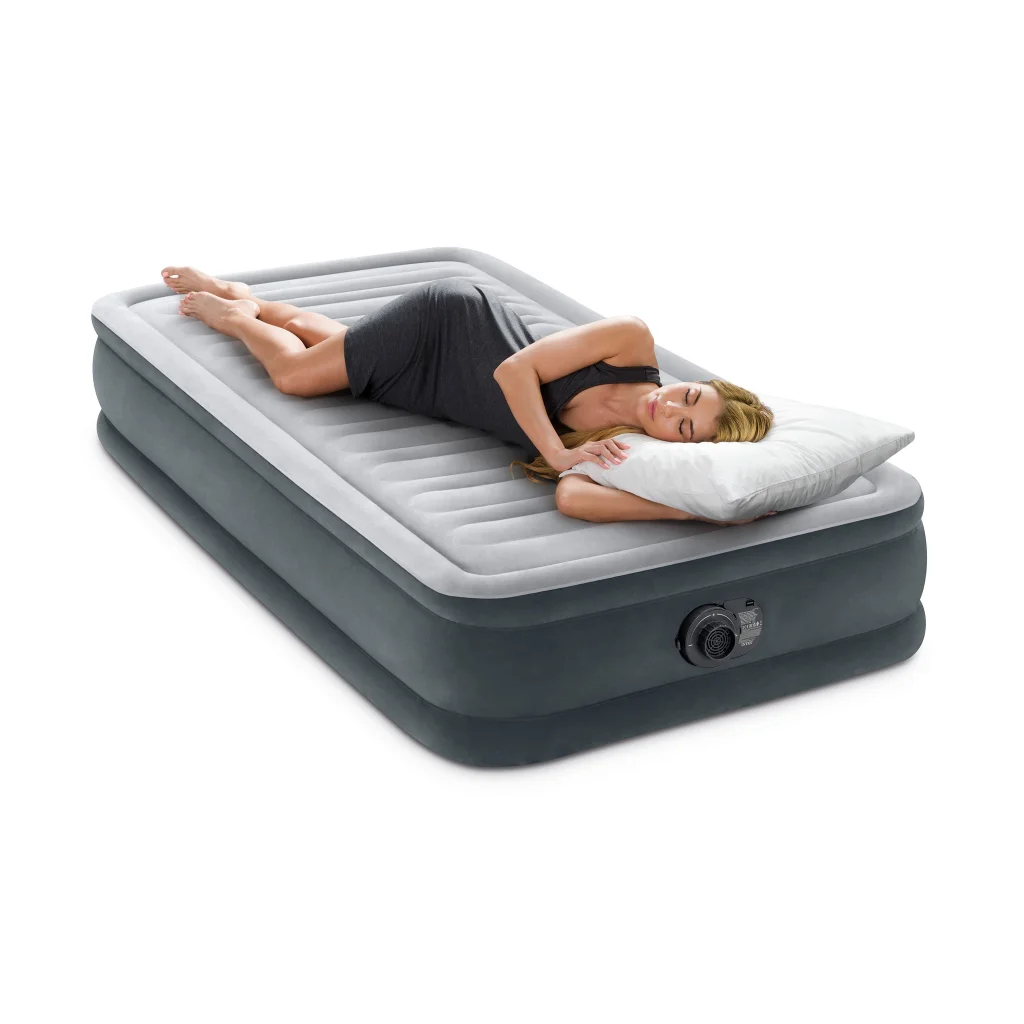 Intex Single (Twin) Deluxe Airbed 33cm 67766 - Outdoor