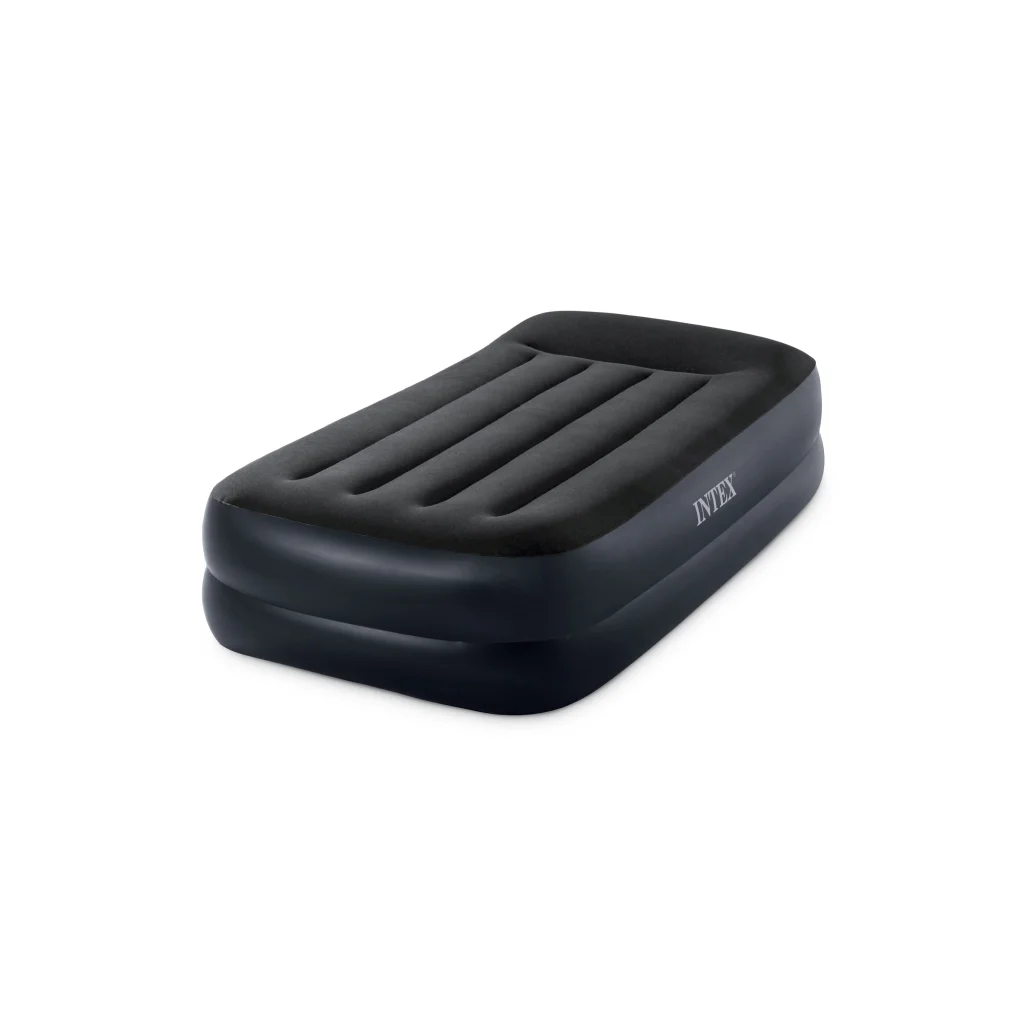 Intex Single (Twin) Pillow Rest Airbed 240v Pump 42cm 64122