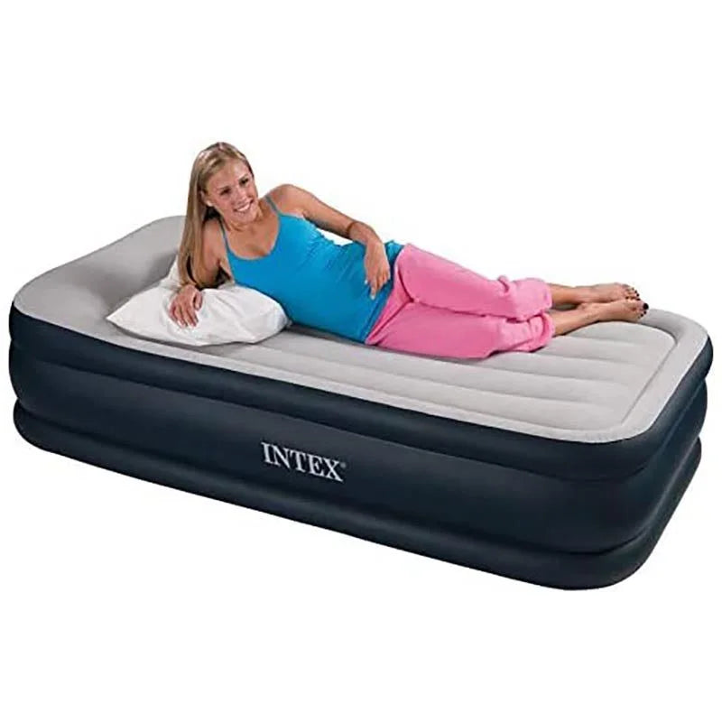 Intex Single (Twin) Plus Series Airbed 42cm 64132 - Outdoor