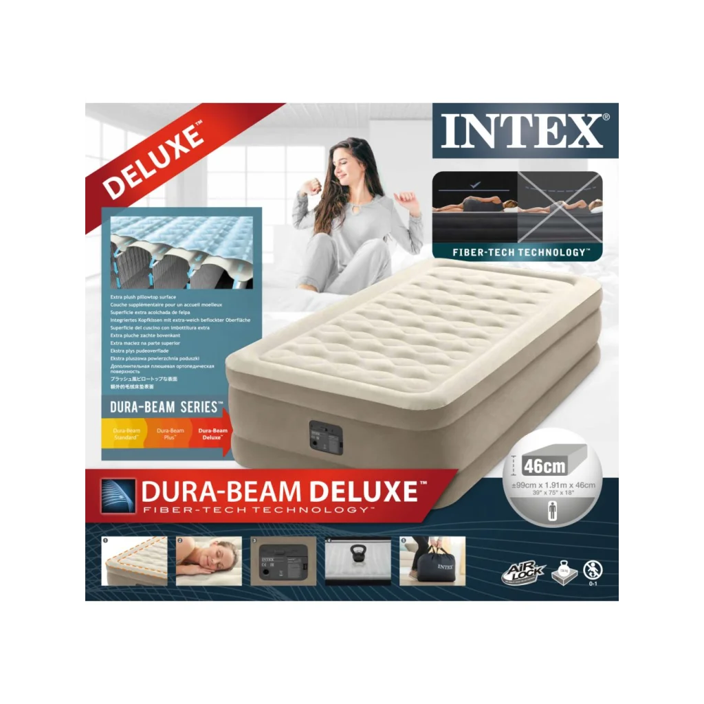 Intex Single (Twin) Ultra Airbed 46cm 64426 - Outdoor