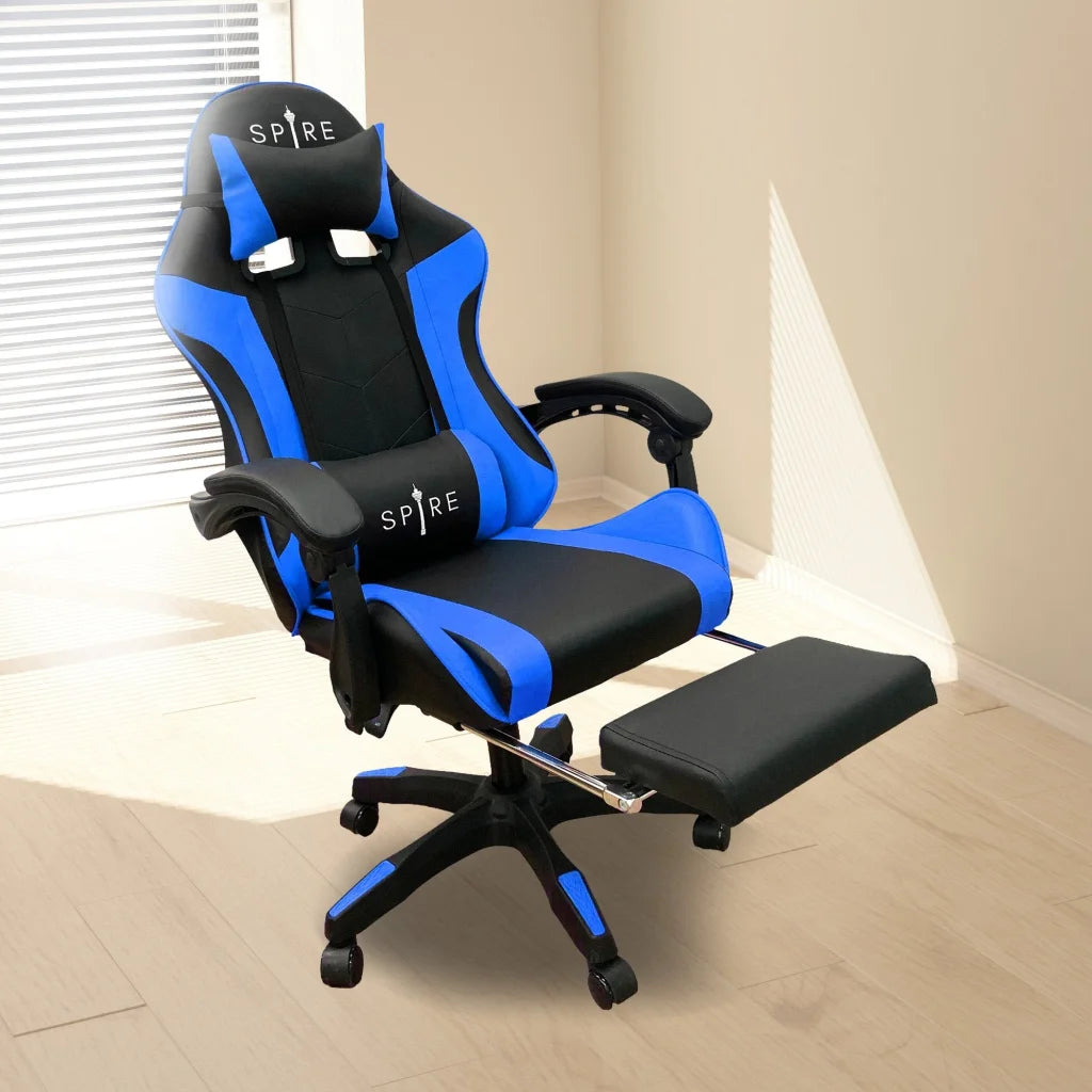 Intex Spire Zinc Blue And Black Adjustable Gaming/office
