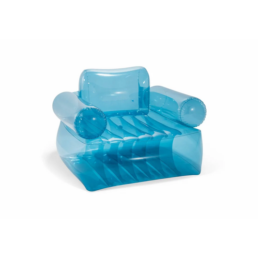 Intex Transparent Blue Inflatable Armchair 66503