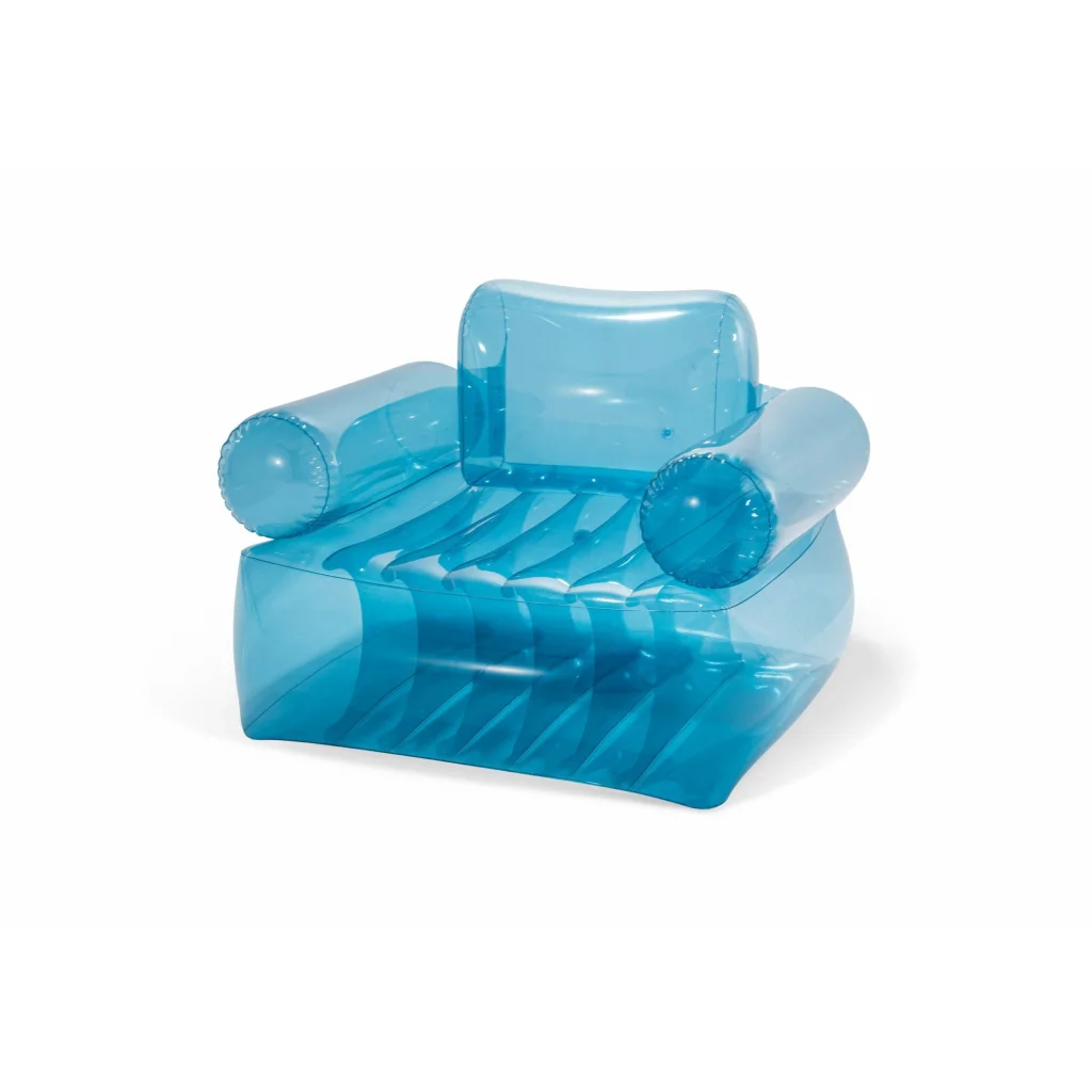 Intex Transparent Blue Inflatable Armchair 66503