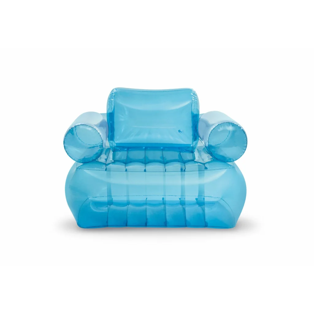 Intex Transparent Blue Inflatable Armchair 66503