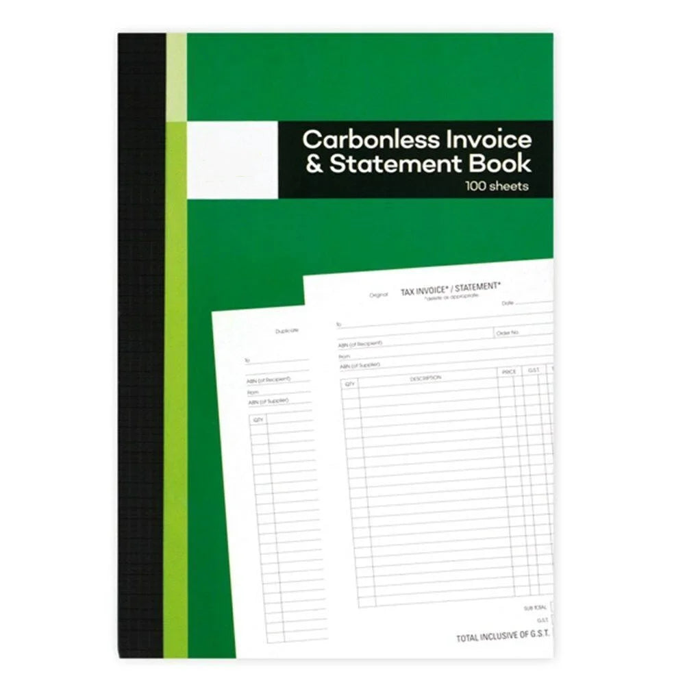 Invoice Book and Statement 12 x 100 Pages Carbonless